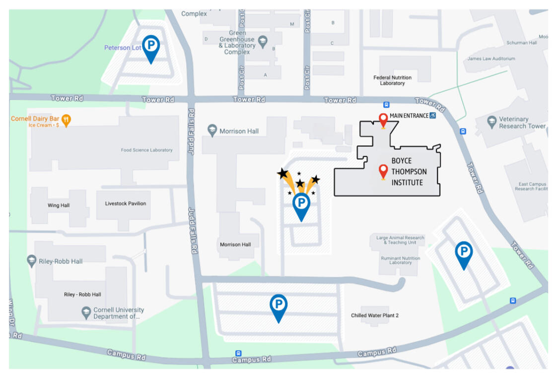 Click the map image to view the Google Maps location of the recommended parking lot for this event - hope to see you there!